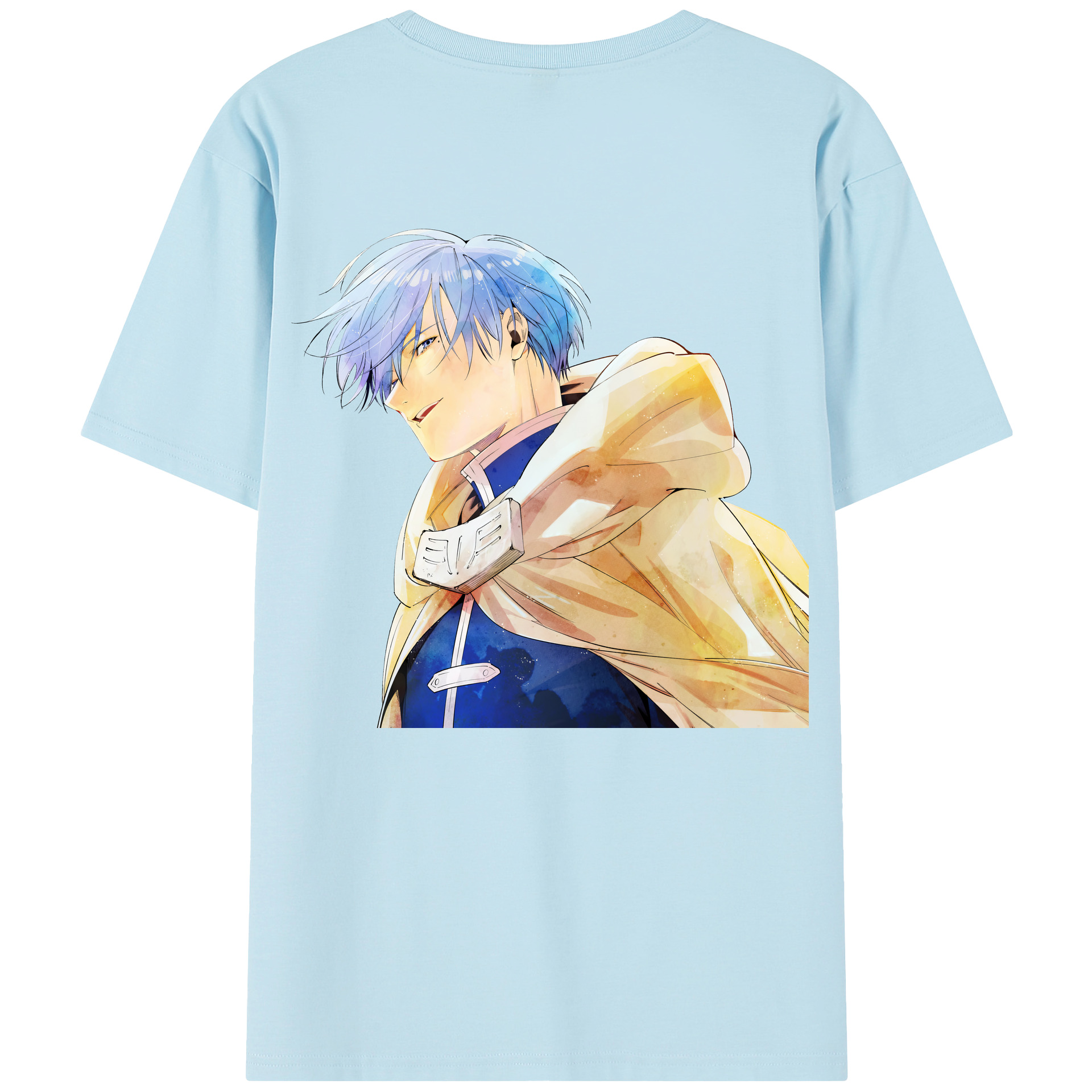 （画像用） 葬送のフリーレン Frieren 綿100％半袖Tシャツ（背面プリント）